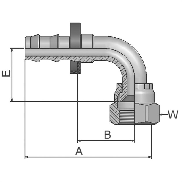 Rak IR 1-1/16 Unf Jic X 3/4 SL