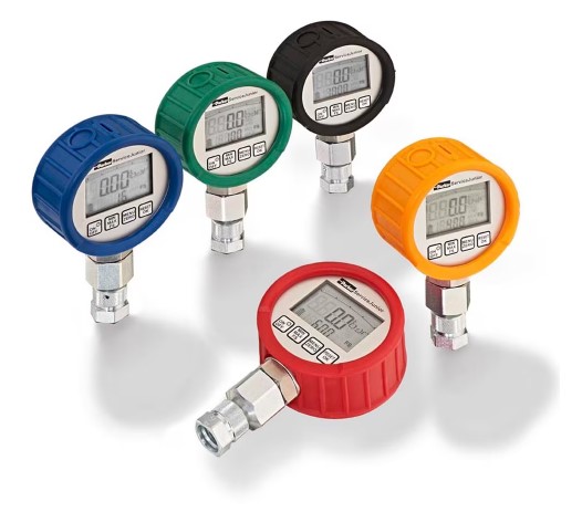 Digital manometer 16 Bar Blå