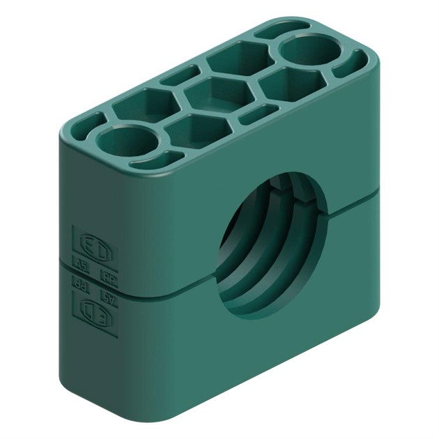 Rörklammer 6mm PP Lätta serien