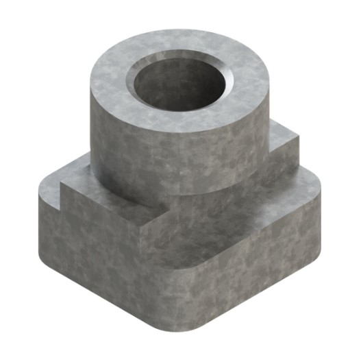 Ankarmutter till skena tunga serien M10 (Förzinkad)